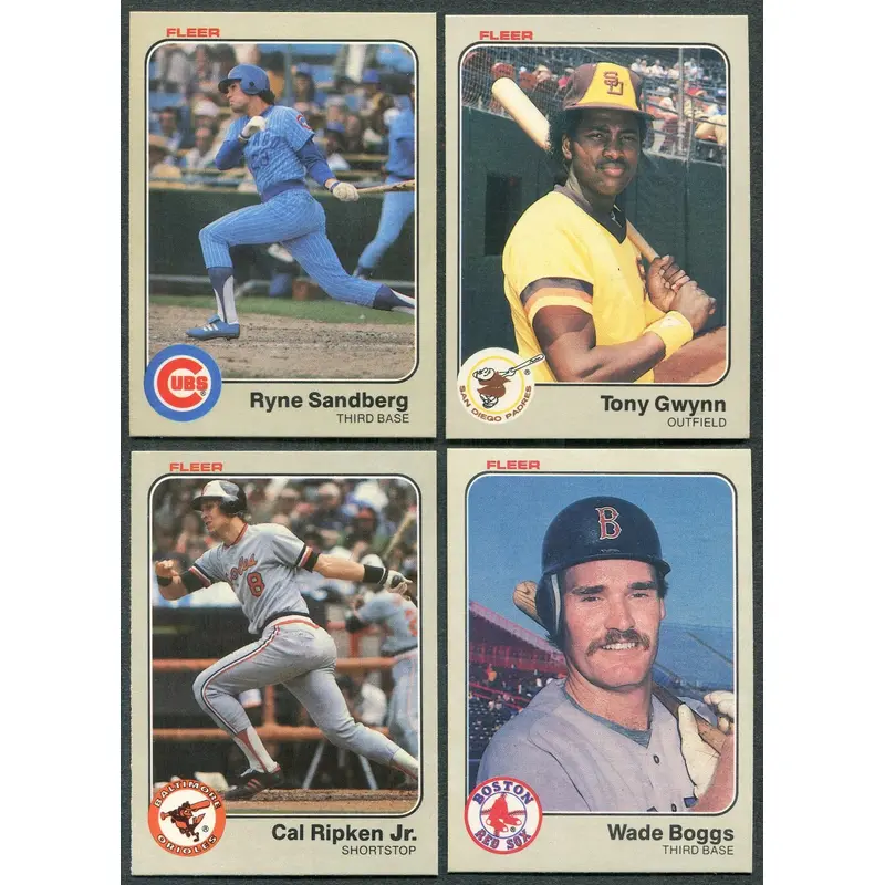 1983 Fleer Baseball Complete Set NM NM/MT (660) (24-667)