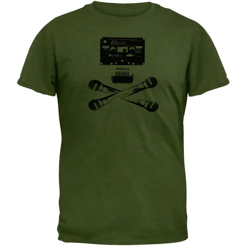 Atticus - Skullsette Olive Adult T-Shirt