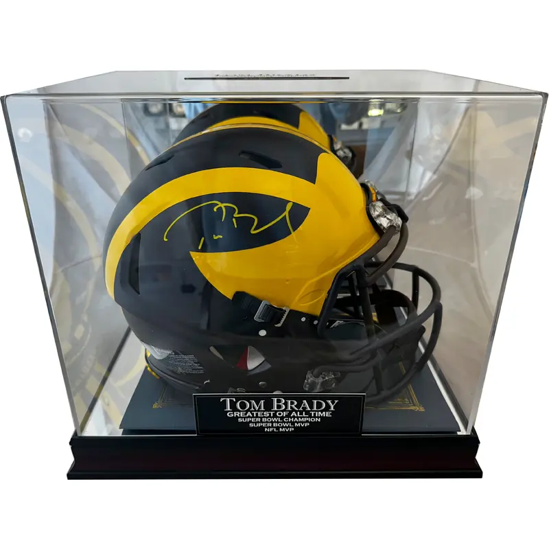 Tom Brady Autographed Authentic Helmet - Fanatics COA
