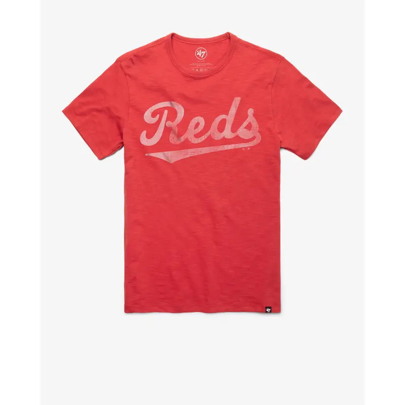 CINCINNATI REDS COOPERSTOWN GRIT '47 SCRUM TEE