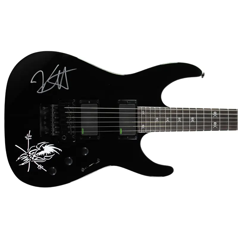 Kirk Hammett Signed EPS KH-602 Personal Model Guitar w/ Case BAS #AC26840