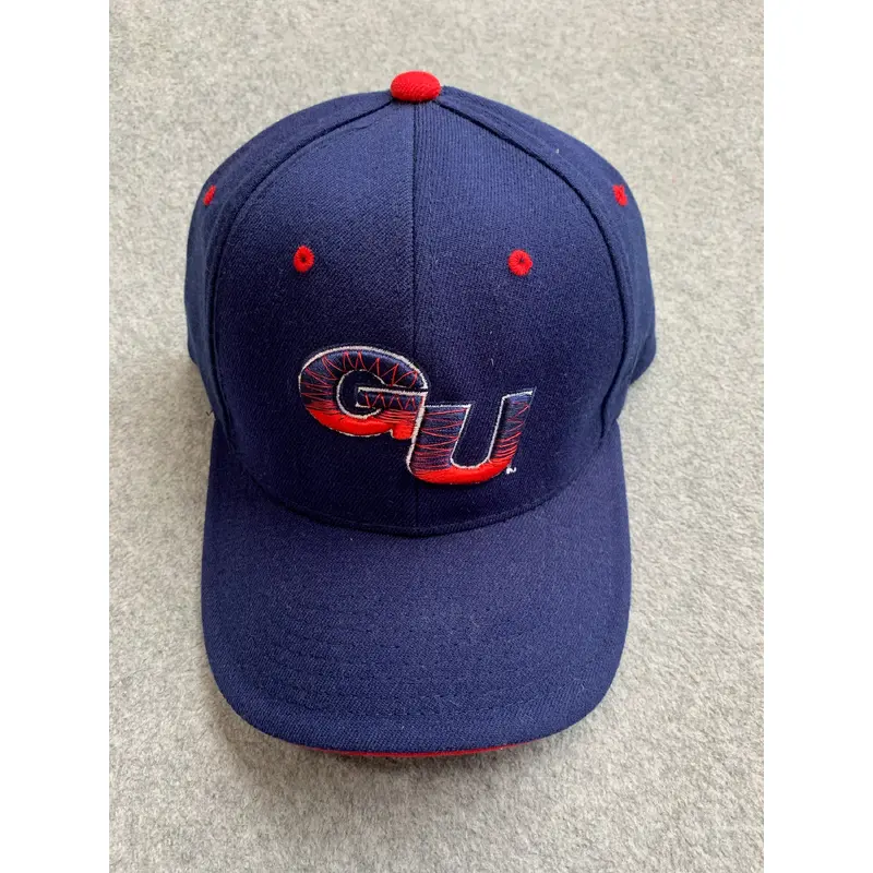Navy Blue Gonzaga Hat With Red & Blue "GU"