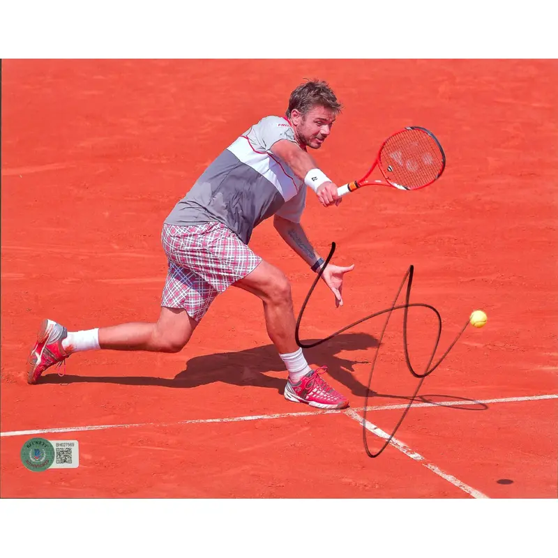 Stanislas Wawrinka Authentic Signed 8x10 Photo Autographed BAS #BH027569