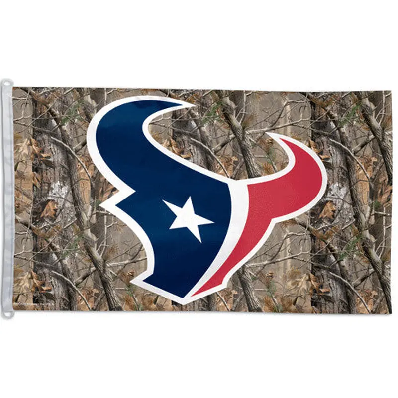 Houston Texans REALTREE Official NFL Football 3'x5' Flag - Wincraft Inc.