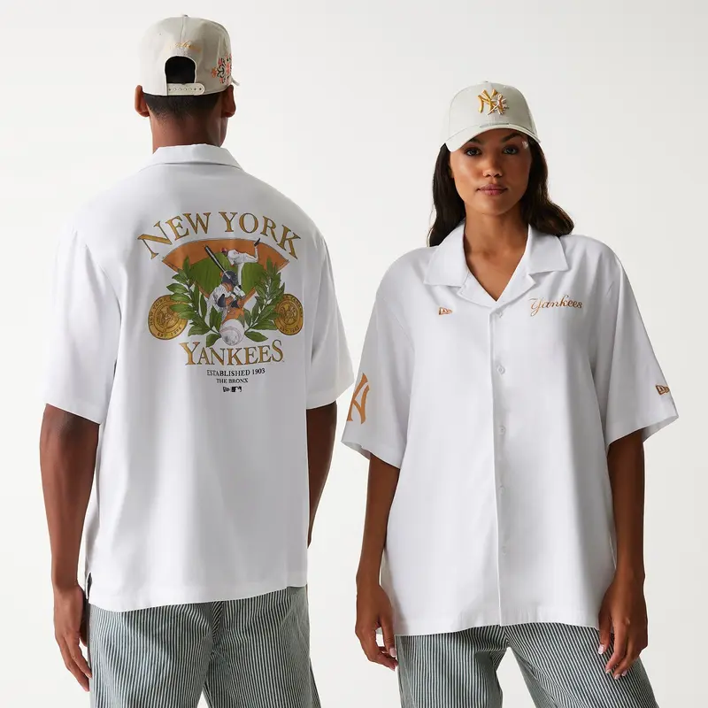 New Era - MLB Graphic Revere Shirt - New York Yankees - White