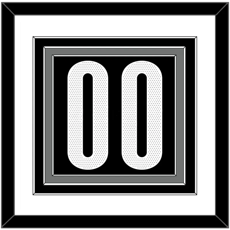 Brooklyn Number - Black Icon - Triple Mat 1