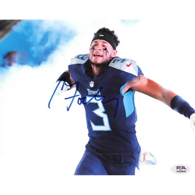 Caleb Farley signed 8x10 photo PSA/DNA Tennessee Titans Autographed