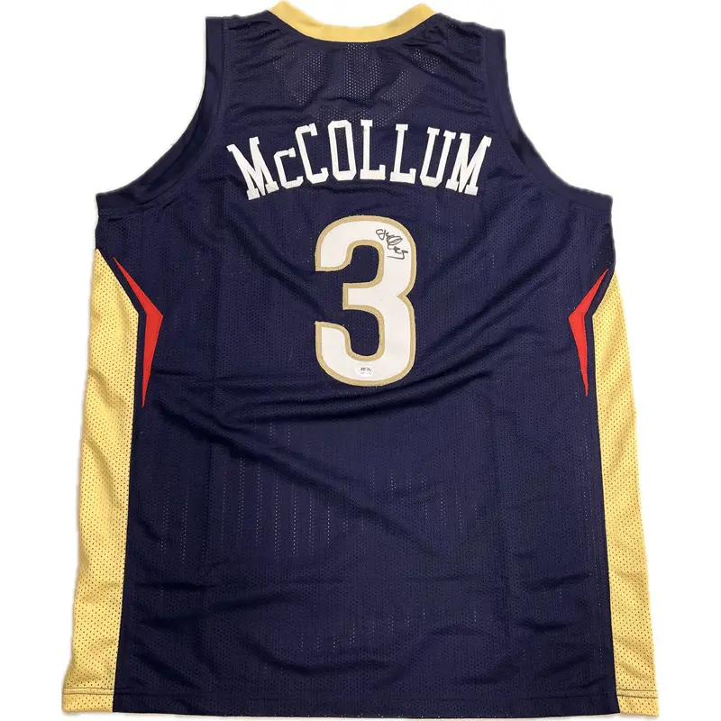 CJ McCollum signed jersey PSA/DNA New Orleans Pelicans Autographed