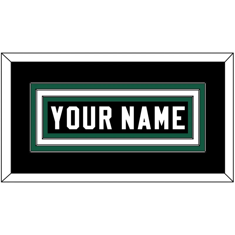 New York Nameplate - Alternate Black (2019-2023) - Triple Mat 1