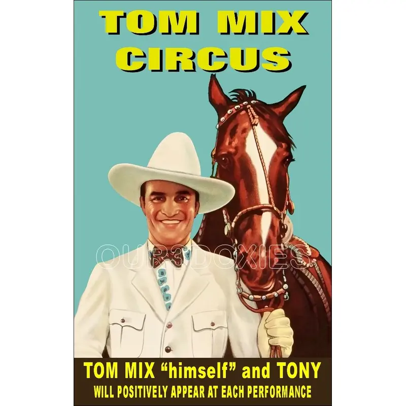 Tom Mix Circus Poster 11X17 - 3248