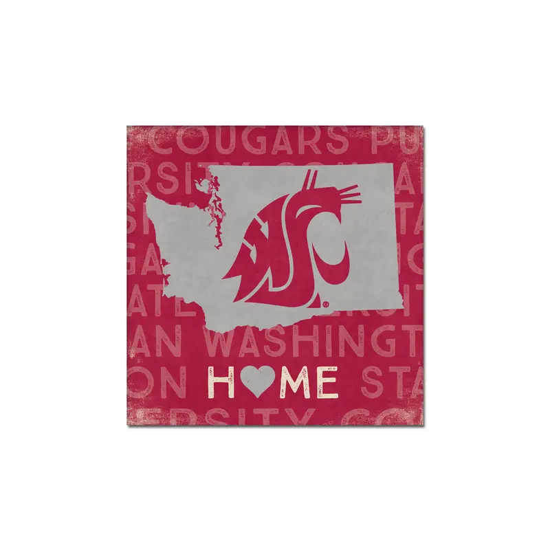 Washington State Home Canvas Sign