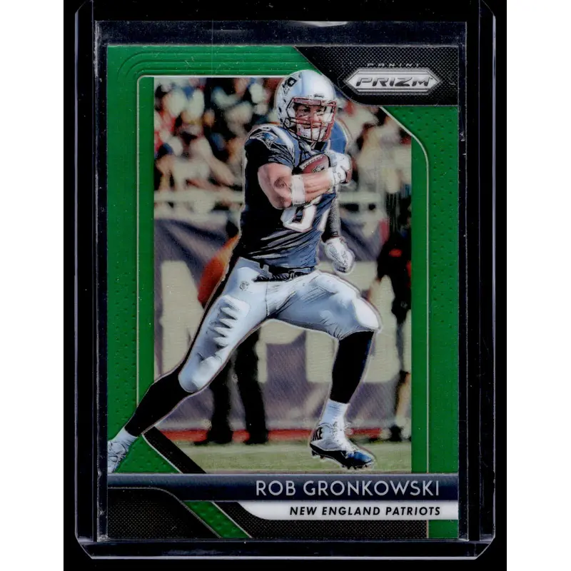 2018 Panini Prizm - Green Prizm - Rob Gronkowski #70
