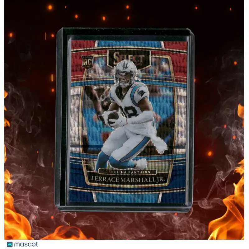 2021 Panini Select Terrace Marshall JR. Red / White / Blue Sparkle Prizm Rookie