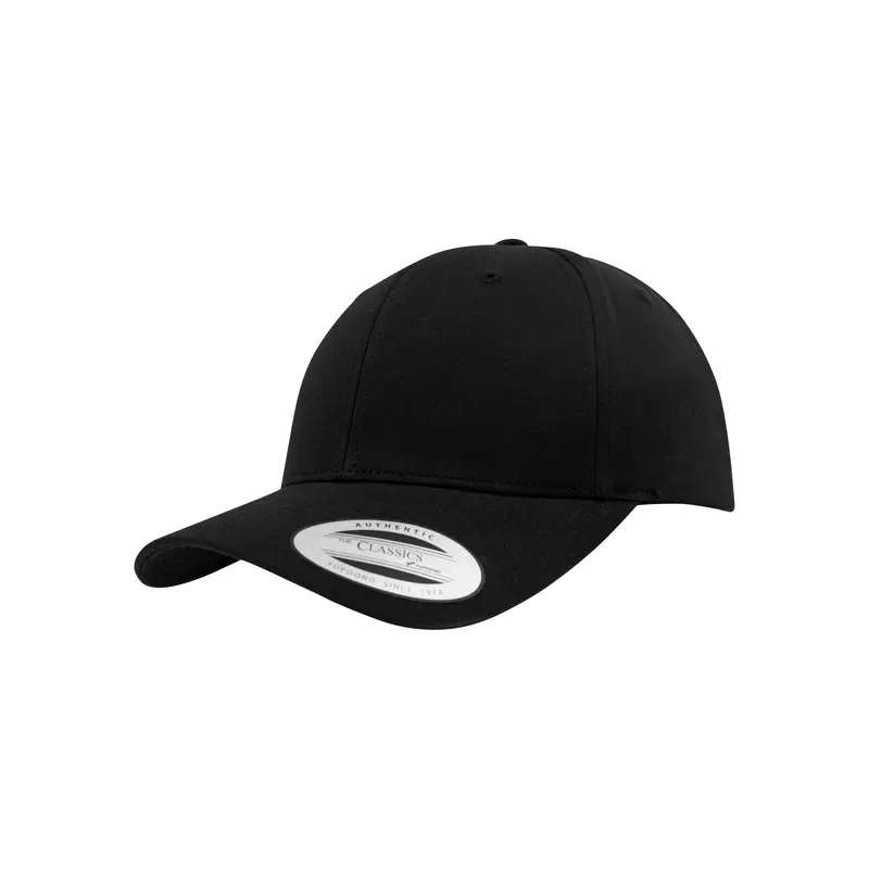 Curved Classic Snapback - Black
