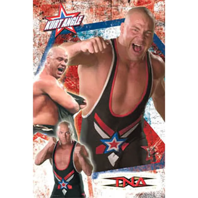 Kurt Angle TNA Wrestling Superstar Poster - Aquarius 2007