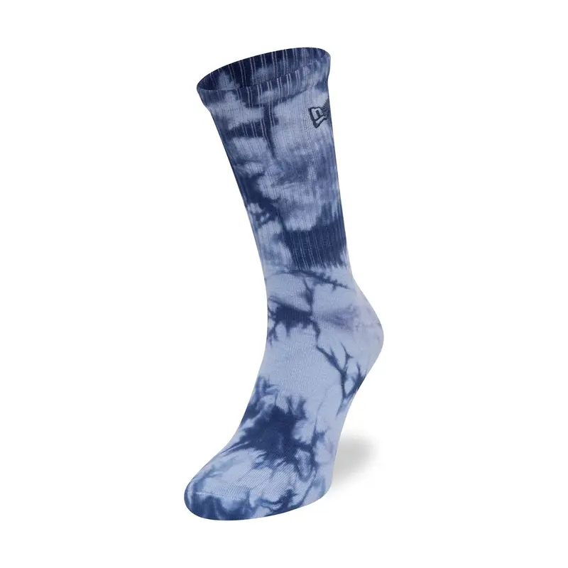 New Era Tie Dye Pastel Blue Crew Socks