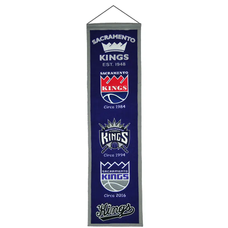 Sacramento Kings Logo Evolution Heritage Banner