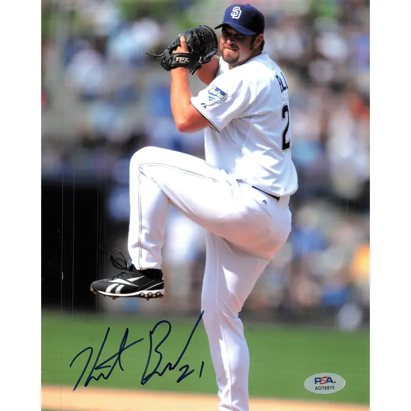 Heath Bell signed 8x10 photo PSA/DNA San Diego Padres Autographed