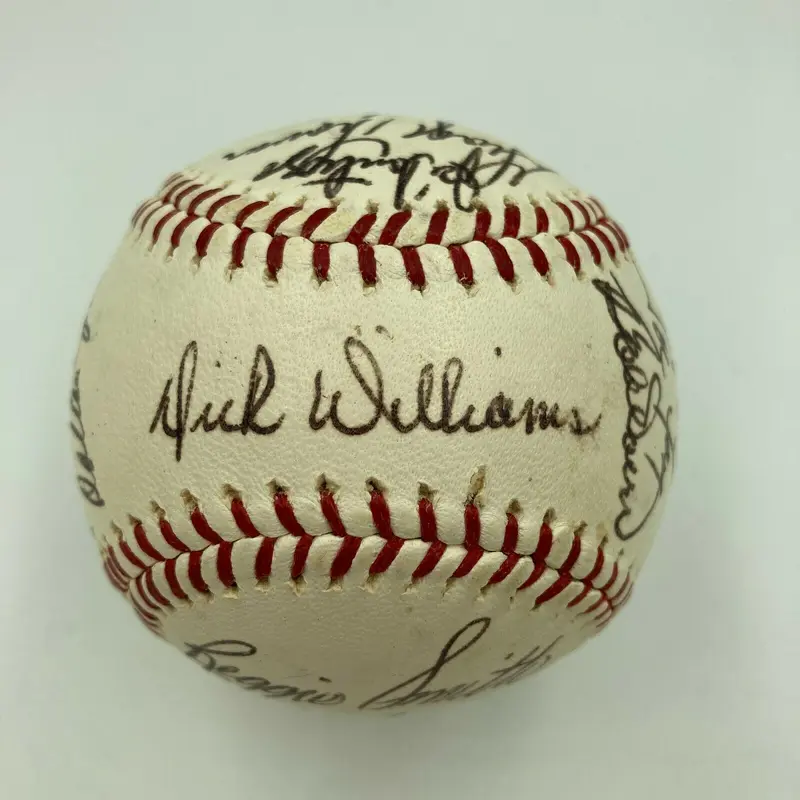 1967 Boston Red Sox AL Champs Team Signed American League Baseball With COA