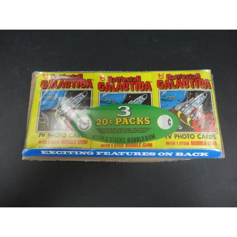 1978 Topps Battlestar Galactica Unopened Wax Pack Tray (Authenticate)