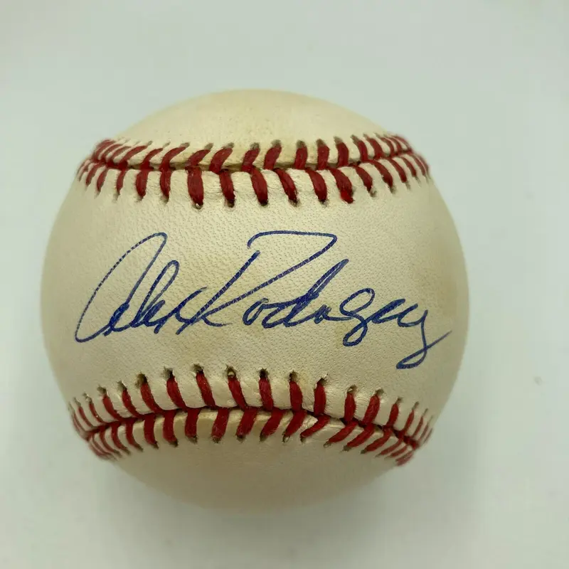 1995 Alex Rodriguez Rookie Signed American League Baseball JSA COA