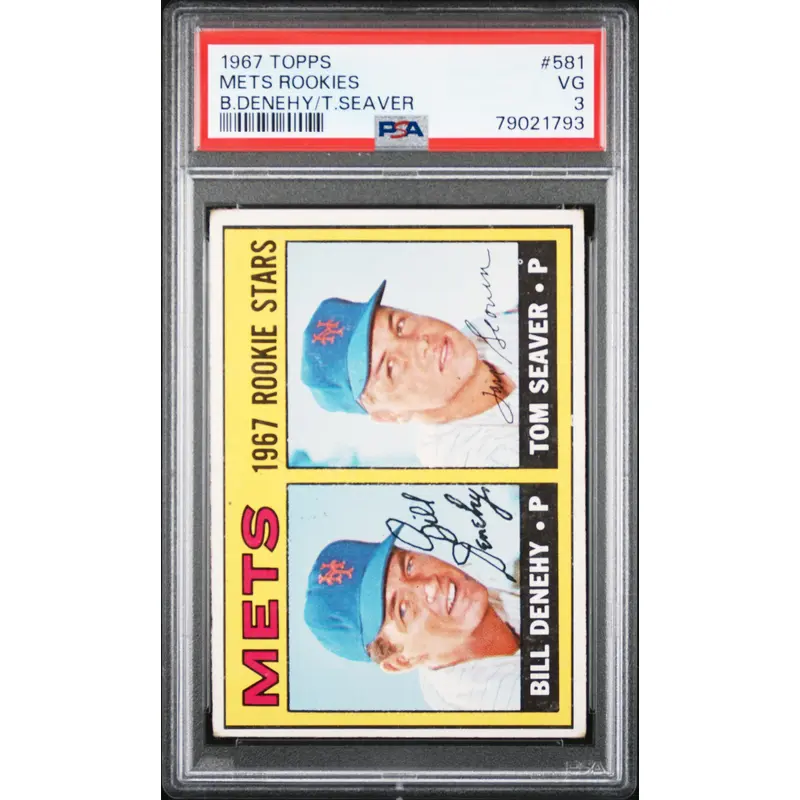 Tom Seaver 1967 Topps #581 PSA 3 Very Good