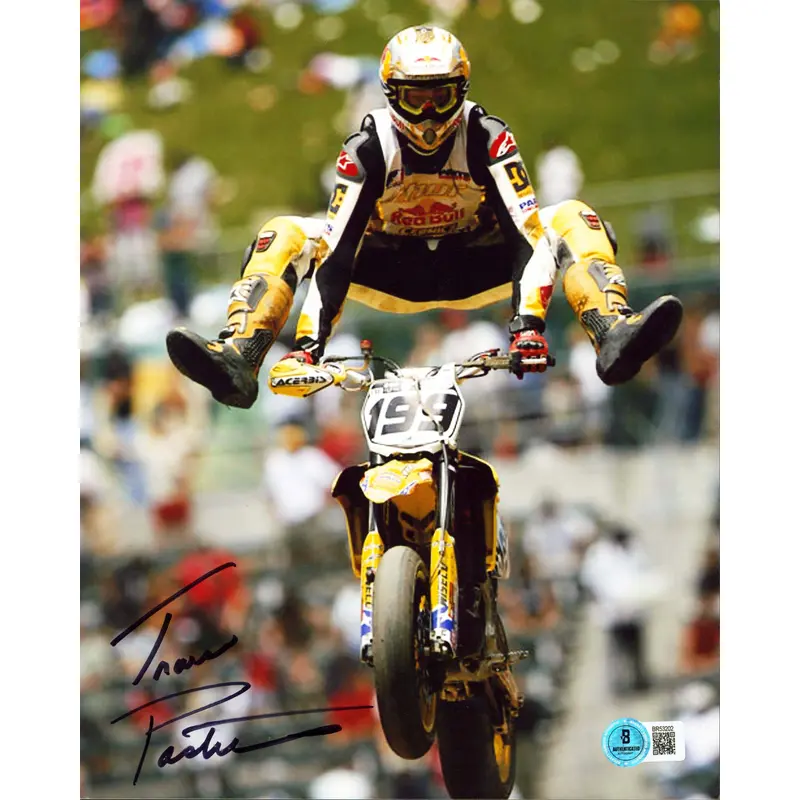 Travis Pastrana Authentic Signed 8x10 Vertical Photo BAS #BR53202