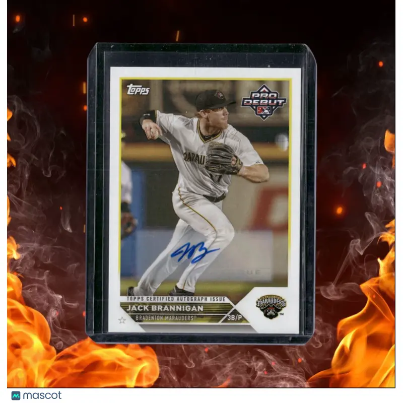 2023 Topps Pro Debut Jack Brannigan Prospect Auto #PD-12