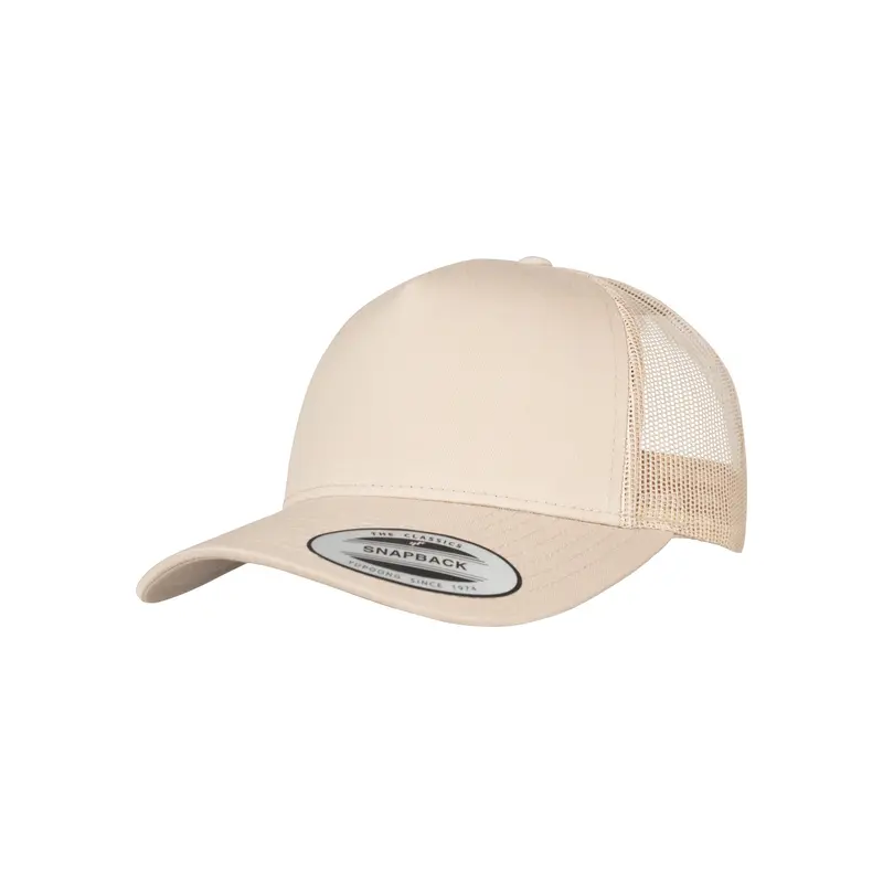 5-Panel Retro Trucker Cap - Khaki