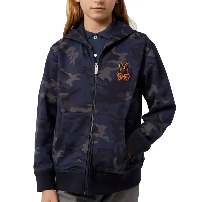 PSYCHO BUNNY KIDS SWEATER MULTICOLOR PSYCHO BUNNY B0H947U1FT CAMO