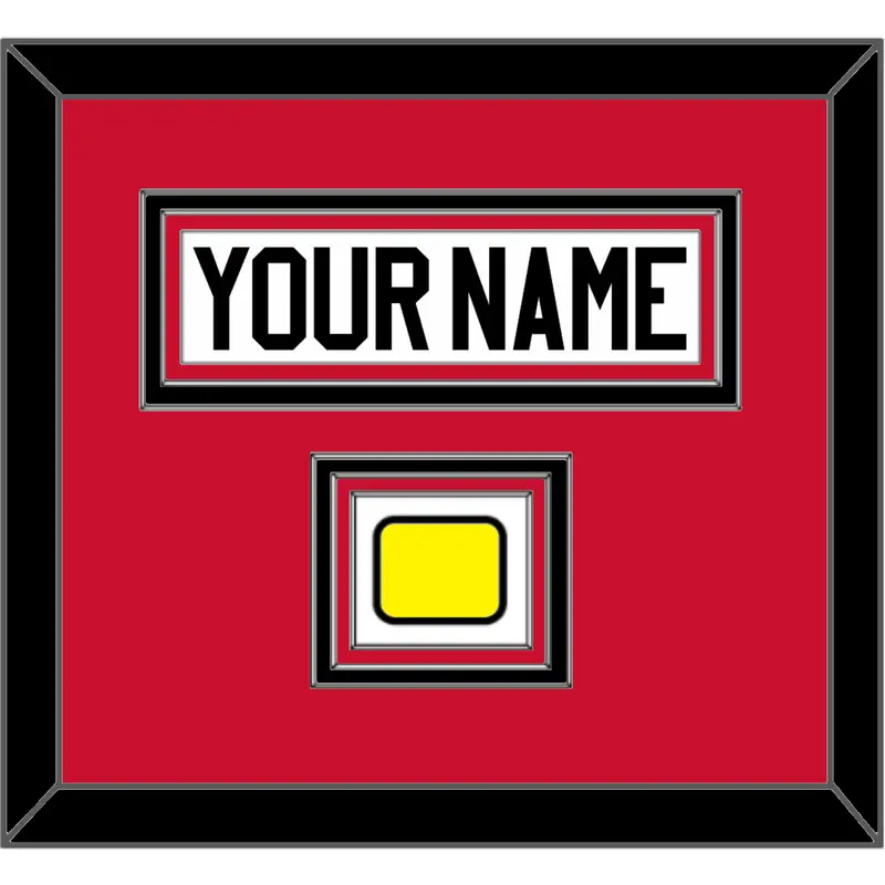 Chicago Nameplate & Logo Jersey Patch - Road White - Triple Mat 2