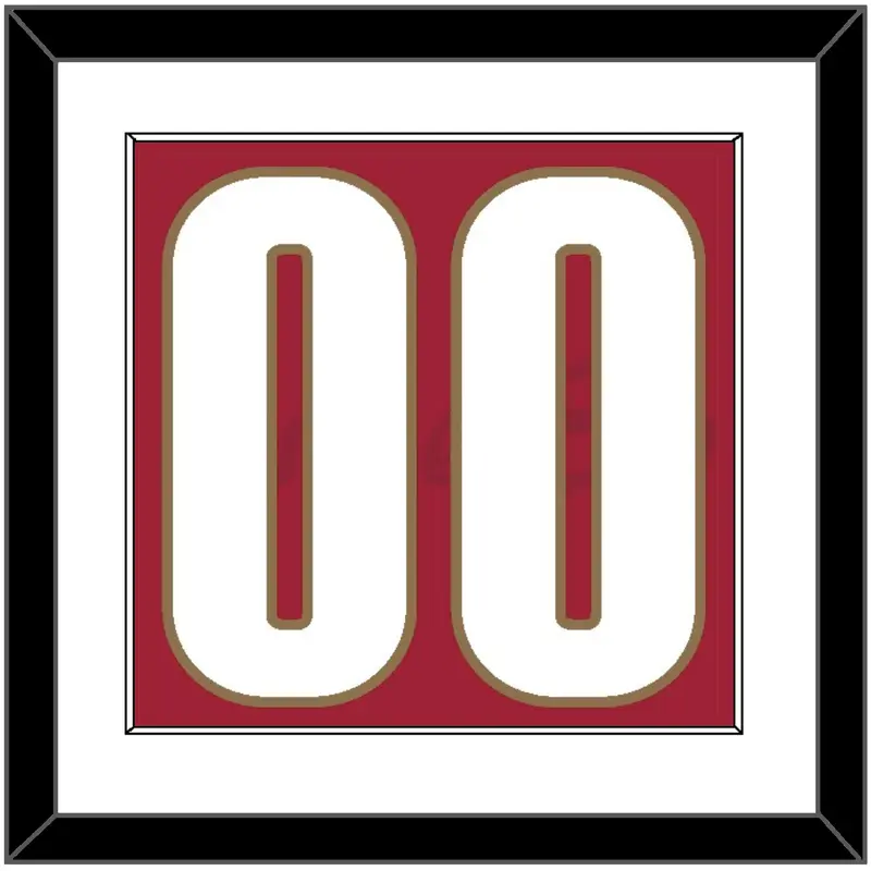 Cleveland Number - Road Red (2003-2010) - Single Mat 1