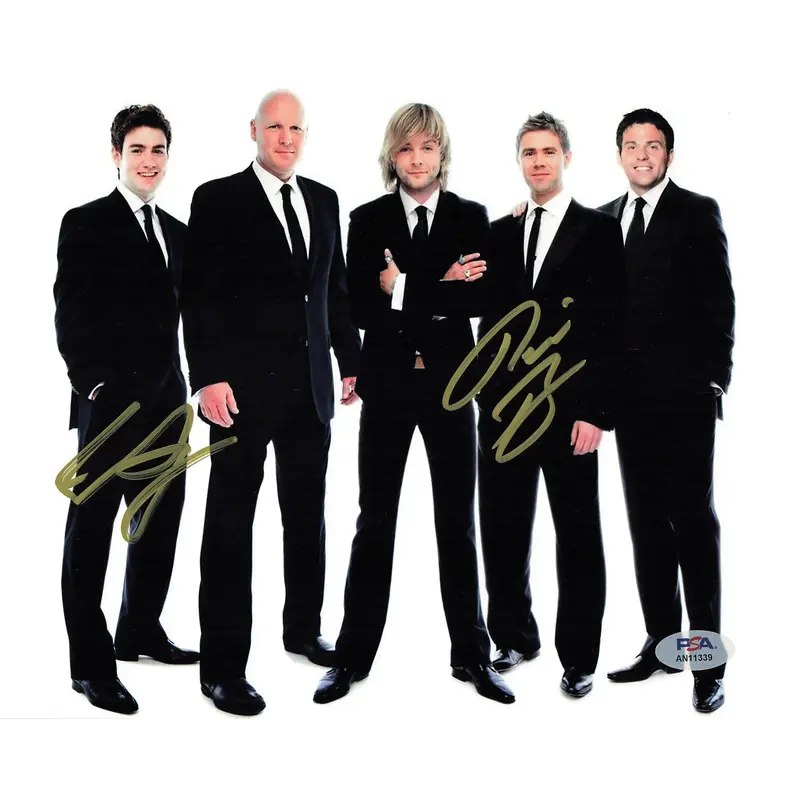 Neil Byrne and Emmit Cahill signed 8x10 photo PSA/DNA Autographed Musician