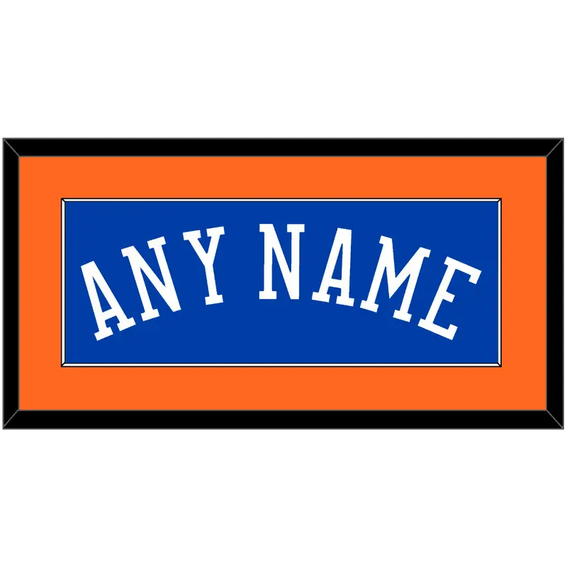 New York Name - Road Blue - Single Mat 2