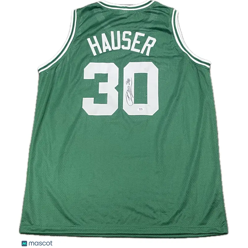 Sam Hauser Signed Jersey PSA Boston Celtics Autographed