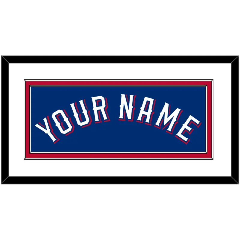 Texas Name - Alternate Blue (2020-2023) - Double Mat 1