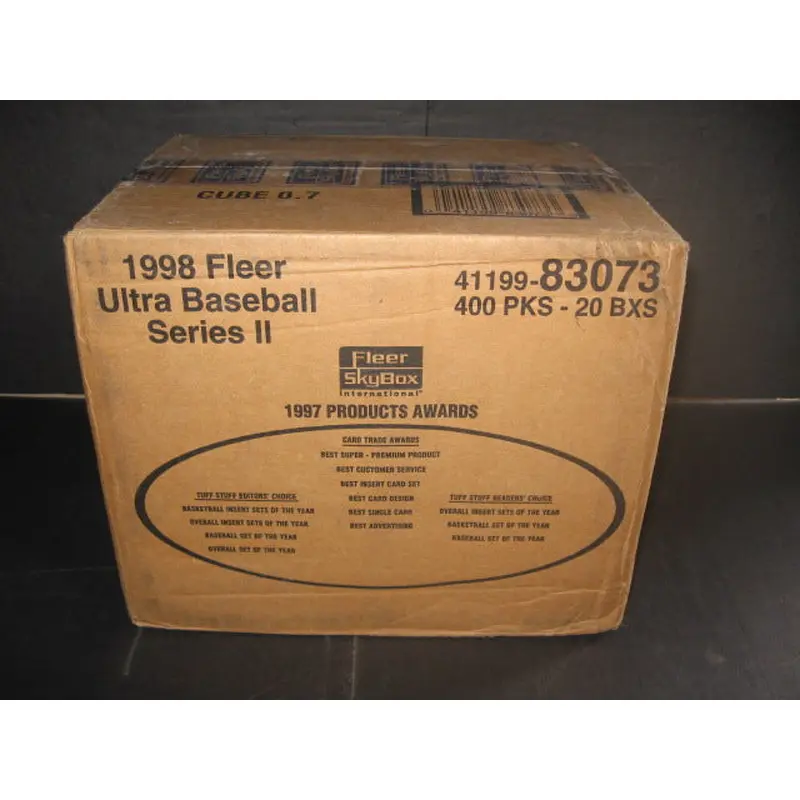 1998 Fleer Ultra Baseball Series 2 Case (Retail) (20 Box)