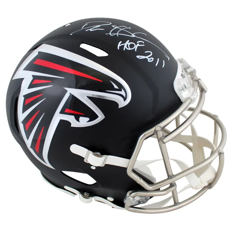 Falcons Deion Sanders "HOF 2011" Signed 2020 Full Size Speed Proline Helmet BAS