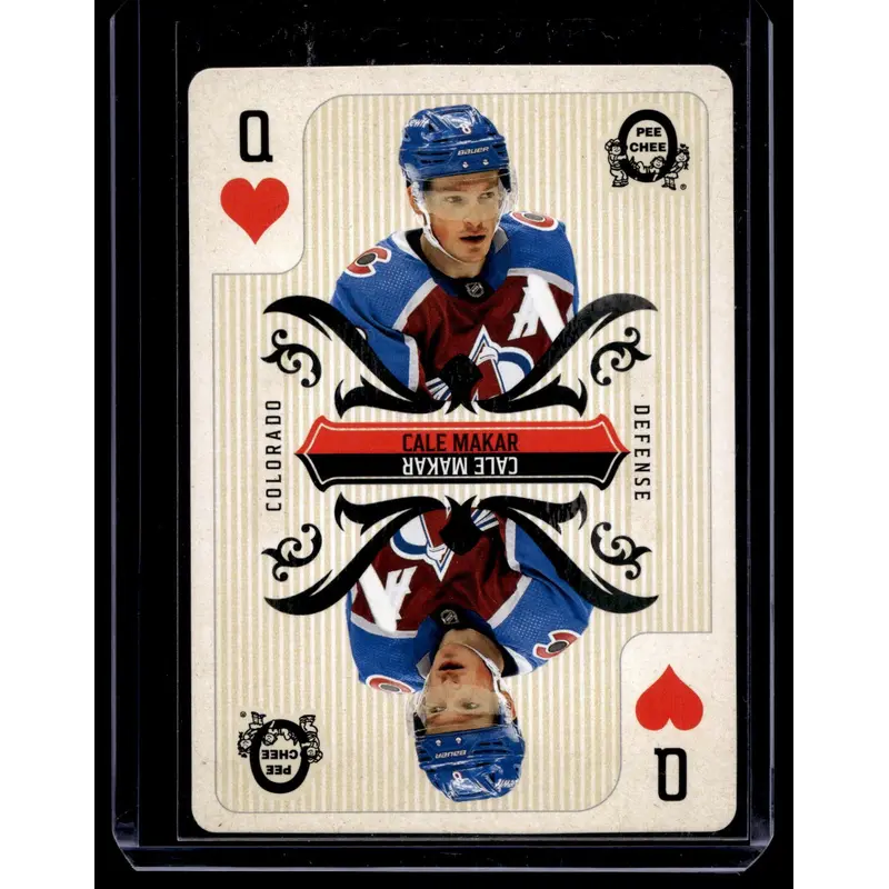 2024-25 O-Pee-Chee - Playing Cards - Cale Makar #Q-HEARTS