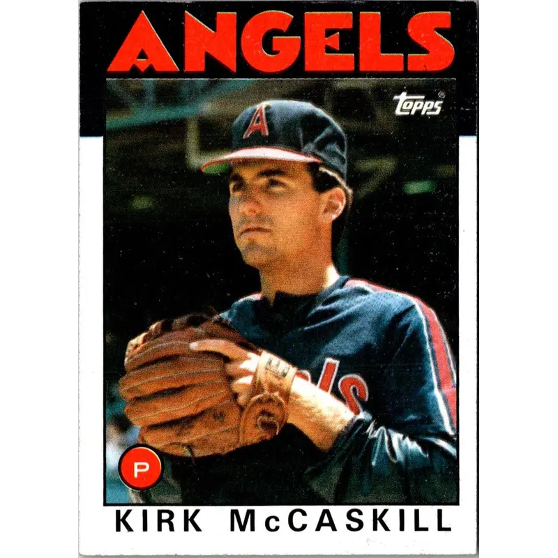 1986 Topps Kirk McCaskill #628 Rookie