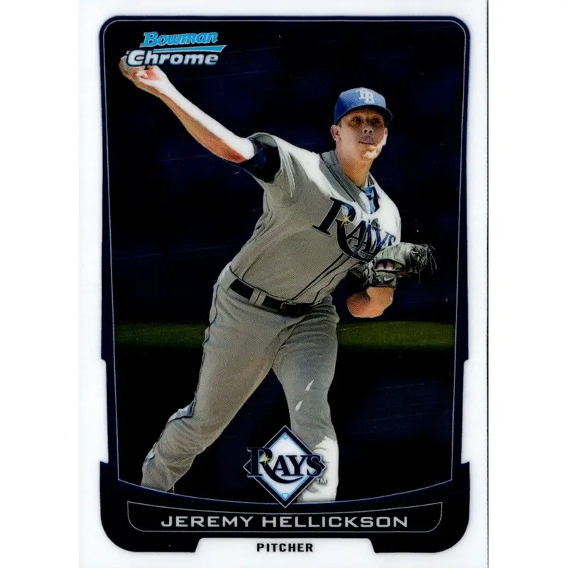 2012 Bowman Chrome Jeremy Hellickson #4