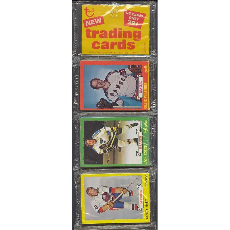 1973/74 Topps Hockey Unopened Rack Pack (Authenticate)
