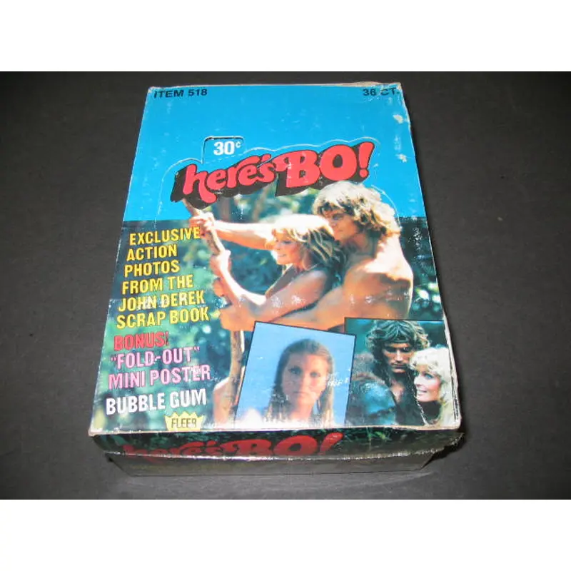 1981 Fleer Here's Bo Unopened Wax Box (Authenticate)