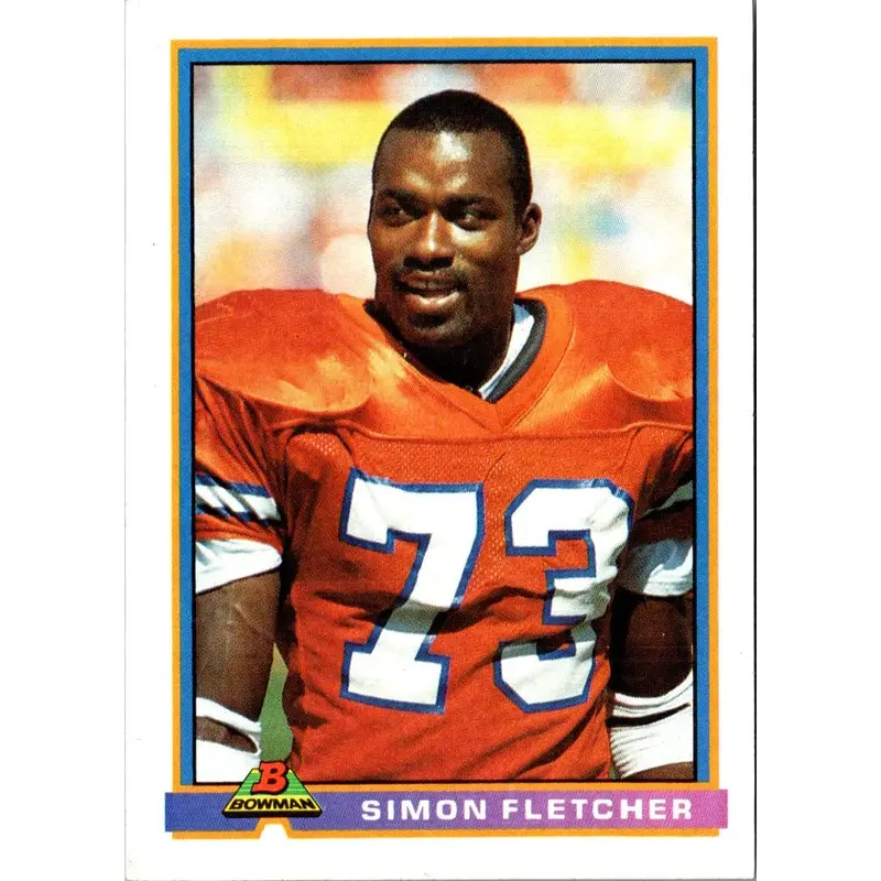 1991 Bowman Simon Fletcher #128
