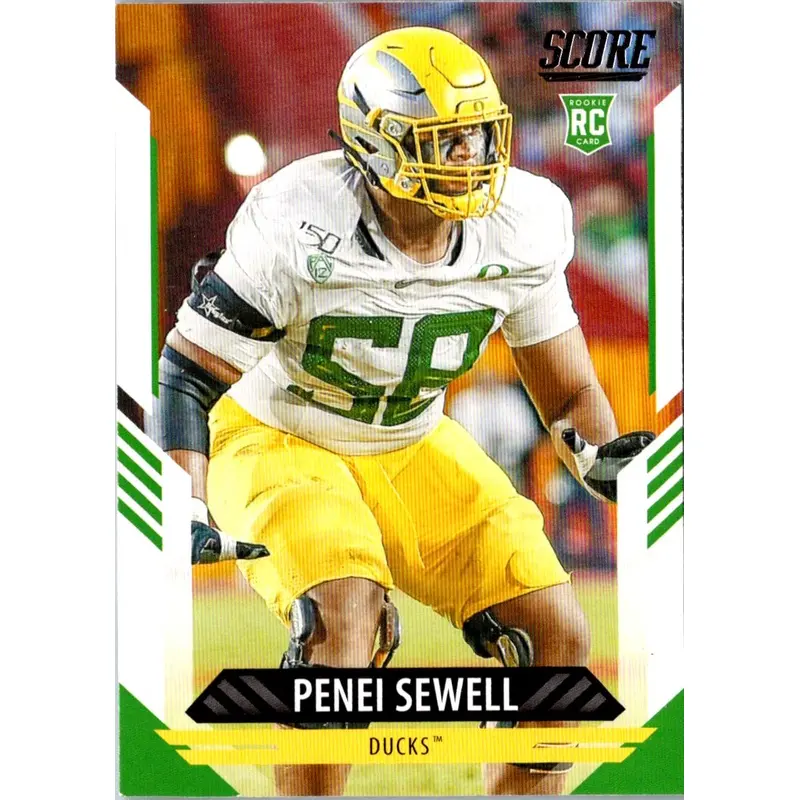 2021 Score Green Penei Sewell #339