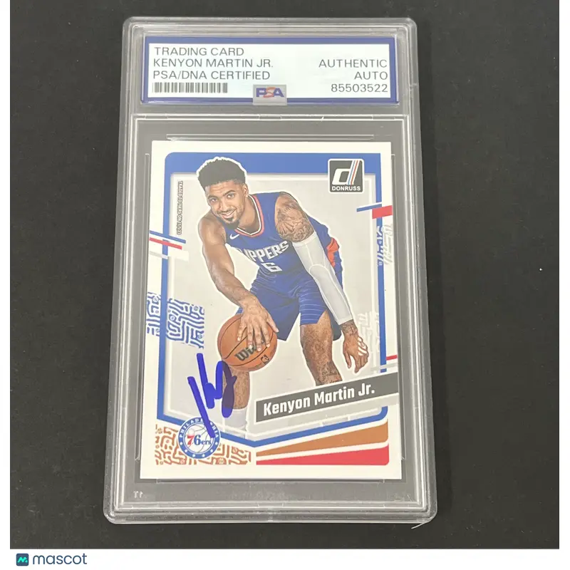 2023-24 Panini Donruss #159 Kenyon Martin Jr. signed card PSA