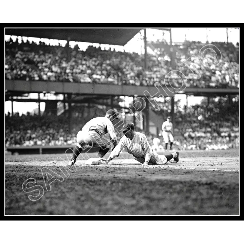 Lou Gehrig Goose Goslin 8X10 Photo - Yankees Senators - 1761