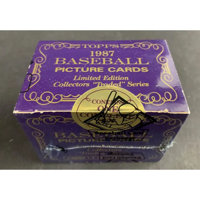 1987 Topps Baseball Traded Tiffany Factory Set (Sealed) (BBCE)
