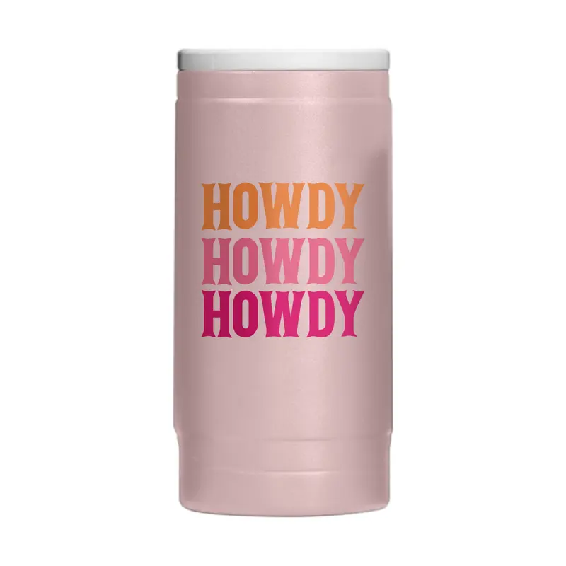 Just A Girl 12oz Howdy Powdercoat SlimCan Coolie