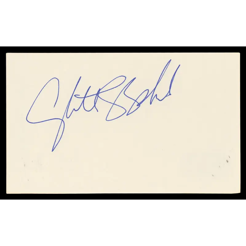 Cybill Shepherd Cybill Authentic Signed 3x5 Index Card Autographed BAS #BN06547